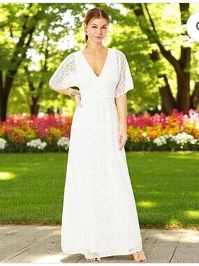 Lilly Pulitzer Parigi Resort White Lace Maxi Dress